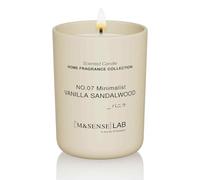 M&SENSE Scented Candles 250g Vanilla Sandalwood Natural Soy Wax Candles Long Burning Minimalist Aromatherapy Candles, Perfect Christmas Gifts for Women and Men.