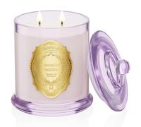 M&SENSE Scented Candles 360g Lavender Vanilla Natural Soy Wax Candle 75 Hours Long Burning Time, Perfect Christmas Gifts for Women and Men.