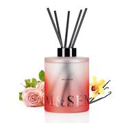 M&SENSE Wild Rose Large Reed Diffuser, 500ml Scented Diffuser with Sticks, Home Fragrance Gift for Bedroom, Bathroom, Office Decor, Non Toxic Long Lasting Scent for Man & Women