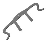 M Shape Metal Music Book Clip for Sheet Pages Black
