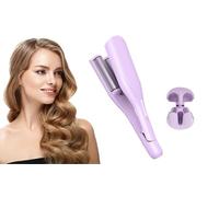M-Shaped French Wave Curling Iron: Green