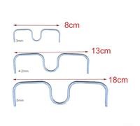 M-Shaped Fruit Tree Branch Spreaders for Pruning & Training - Zinc Garden Plant Ties, 3 Sizes (8cm/13cm/18cm), 10/18/50-Piece Set for, Pe(8CM)