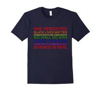 (M) She Persisted, Love is Love, and Black Lives Matter T-Shirt-Father's Day