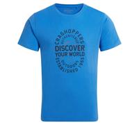 (M, Sky Azure) Craghoppers Mens Lucent II Slogan Short-Sleeved T-Shirt