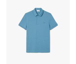 (M, Sky Blue) Lacoste Mens Paris Piqué Stretch Regular Polo Shirt