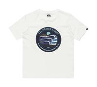 (M, Snow White) Quiksilver Kids Evo Three Seas Short Sleeve T-Shirt
