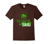 (M) Sober Is Shite Irish Bar Party Novelty Funny Father's Dayover Shirt-Father's Day