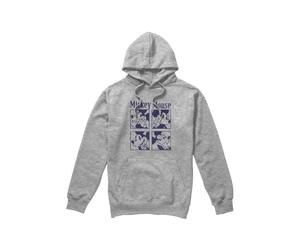 (M, Sport Heather) Disney Mens Mickey Mouse Pixelated Hoodie