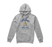 (M, Sport Heather) Star Trek Mens Collegiate Arch Hoodie