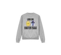 (M, Sport Heather) Star Wars Unisex Adult Look Sir, Easter Eggs Sweatshirt