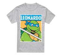 (M, Sport Heather) Teenage Mutant Ninja Turtles Mens Leonardo T-Shirt