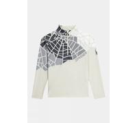 M Spyder Mens Legacy Zip Neck Top Vanilla Size