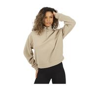 (M, Stone) Brave Soul Womens/Ladies Polar Fleece Half Zip Sweatshirt