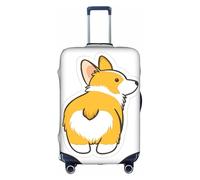 M Stylish Suitcase Cover Protector - Elastic Cute Corgi Butt Print Luggage Travel Accessories, Stretch Baggage