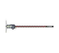 M-SURE MS-535-300 Digital Depth Gauge 0-300mm / 0-12" | ±0.04mm Accuracy | 0.01mm Resolution | 100mm Base | Stainless Steel | Cabled Data Output | Auto Wake | Storage Case Included