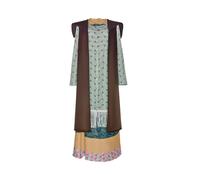 (M) Sybill Trelawney Inspired Cosplay Costume Women Divination Professor Outfit Halloween Academy Teacher Wear