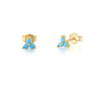 M&T 2015 Solid 925 Sterling Silver Stud Earrings Minimalist Earrings Cubic Zirconia Triangle Earrings One Pair YCZ609, Sterling Silver, No Gemstone Turquoise