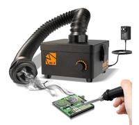 M-T Solder Fume Extractor, 80W 168m³/h Strong Suction Smoke Absorber with Carbon or HEPA Filter, 3-speed Adjustment for Soldering, Welding, 3D Printing