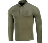 M-Tac 65/35 Long Sleeve Polo Shirt - Army Olive