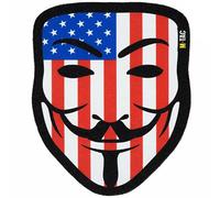 M-Tac Anonymous Morale Patch - Black/USA