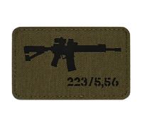 M-Tac AR-15 223 / 5,56 Laser Cut Patch - Ranger Green / Black