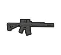 M-Tac AR-15 3D PVC Patch - Dark Gray