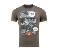 M-Tac Comics Drone Girl T-shirt - Dark Olive