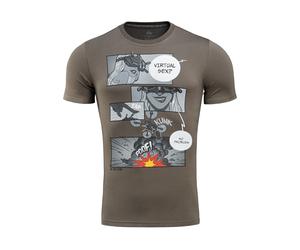 M-Tac Comics Drone Girl T-shirt - Dark Olive