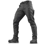 M-Tac Conquistador Flex Pants - Men's Cargo Pants with Pockets, Black, 40W x 32L