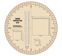 M-Tac Ecopybook Tactical Protractor Round NATO Ruler