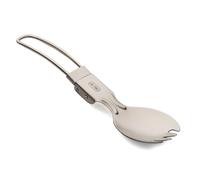 M-Tac Folding Travel Cutlery Spoon Fork Combination Stainless Steel 304 - Ultralight 29 g, Foldable 160 mm, Outdoor & Camping, EDC & Trekking, Compact Travel Utensils