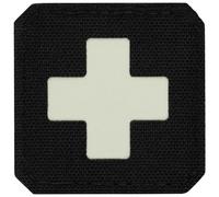 M-Tac Medic Cross Laser Cut fluorescent medical patch - Black / GID