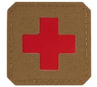 M-Tac Medic Cross Laser Cut Medic Patch - Coyote/Red