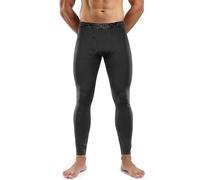 M-Tac Men’s Thermal Compression Pants - Grid Fleece Lined Base Layer Underwear Bottoms for Cold Weather ECWCS Delta Level 2, Black, Medium