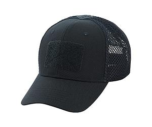M-Tac Mesh Operator Hat - Tactical Baseball Cap - Army, Military Style Ripstop Patch Hat for Men and Women, Navy Blue, M