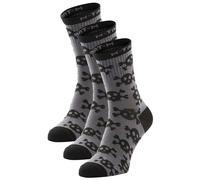 M-Tac MK.3 Pirate Skull 3 pairs Socks - Dark Grey