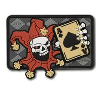 M-Tac Morale Patch Joker Skull Death Card Tactical 3D PVC (Multicolored)