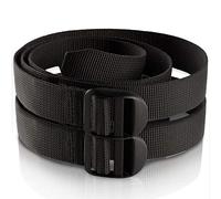M-Tac Pack of 2x Utility Strap for Backpack Tactical Lashing for MOLLE Gear Plastic Buckle (Black, 50 inches)