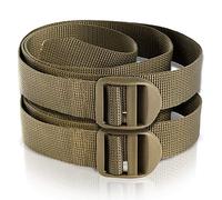 M-Tac Pack of 2X Utility Strap for Backpack Tactical Lashing for MOLLE Gear Plastic Buckle, Olive, 50"