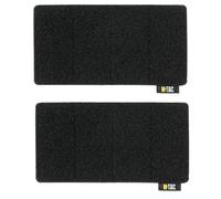 M-Tac Patch Panel Pack of 2 - Loop Tactical Morale Patches Board Molle Attachment 6.3 x 3.4 (Black)