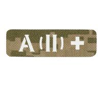 M-Tac Patch with blood type A (II) Rh+ Laser Cut - MM14