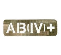 M-Tac Patch with blood type AB (IV) Rh+ Laser Cut - MM14