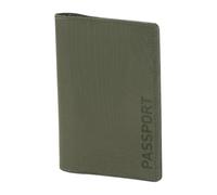 M-Tac Premium Passport Cover Made from Premium Polymer Composite - RFID Protecting with Card Slots, Stylish Hex Logo and "Passport" Embossing - Perfect for Classic Fit, Ranger Green