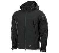 M-Tac Soft Shell Jacket Mens Windproof Outdoor Hiking Urban Coat Black