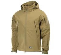 M-Tac Soft Shell Jacket Mens Windproof Outdoor Hiking Urban Coat Tan