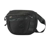 M-Tac Sphaera Hex Hardsling Bag Large Elite - Tactical Shoulder Bag, Cordura 500D, MOLLE, Hidden Weapon Compartment, Quick Access, Practical & Compact, Black, black, L, Hardsling Bag