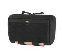 M-Tac Tactical Admin Pouch Large Cordura 500D MOLLE Compatible Organiser with Velcro for Equipment, Documents, Smartphone, Torch, Notepad, Black