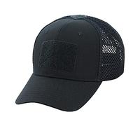 M-Tac Tactical Baseball Cap - Low Profile Hats for Men Ripstop Ball Cap Patch Panel with Mesh - blue - XL