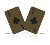 M-Tac Tactical Morale Patch for Military Gear - Ace of Spades Patch Death Card - Army Patches for Clothes, Jackets, Backpacks, Hats - Combat Hook and Loop Patches (Ranger Green/Black 2 pcs.)