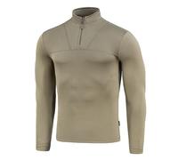 M-Tac Thermal Shirt for Men - Grid Fleece Lined Base Layer Compression Top for Cold Weather ECWCS Delta Level 2, Tan, Medium